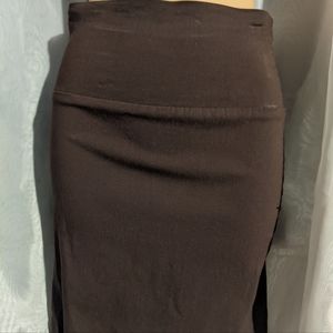 Brown Pencil Skirt